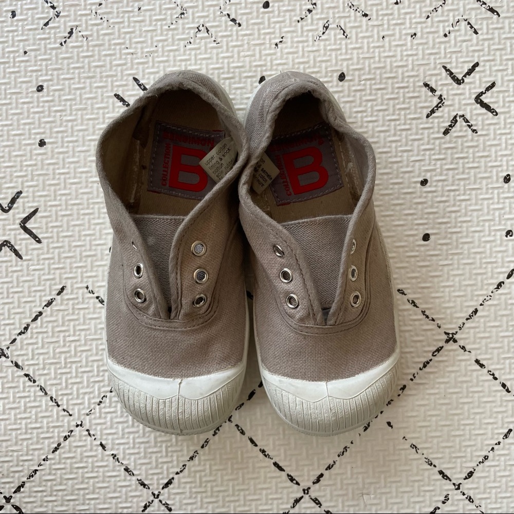 Bensimon Toddler Kids Laceless sneaker NEW